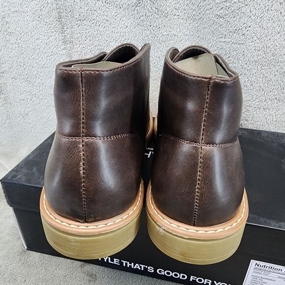 Nick Graham Shoes Mens Size 12 Charles Brown Faux Leather Chukka Boots *NWT* main image 7